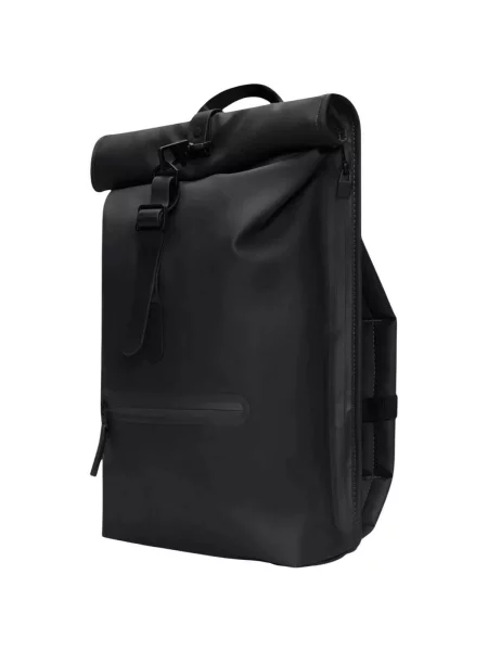 Batoh Rains Rucksack Rolltop W3 13 l black černý