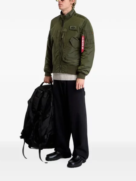 Geacă bomber Alpha Industries verde