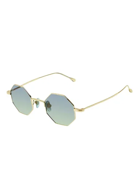 Ochelari de soare Gucci Eyewear cu imprimeu geometric auriu