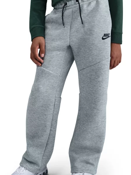Gyerek fleece melegítő felső Nike szürke