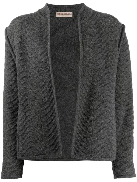 Kardigan Issey Miyake Pre-owned šedý