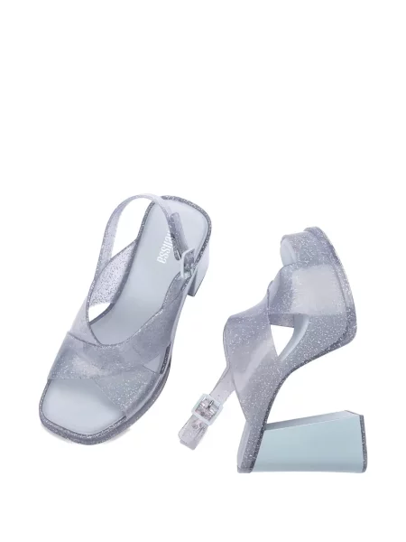 Pantofi cu toc Melissa cu platformă albastru