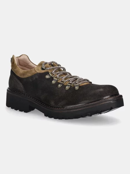 Astorflex pantofi de piele întoarsă Forflex maro