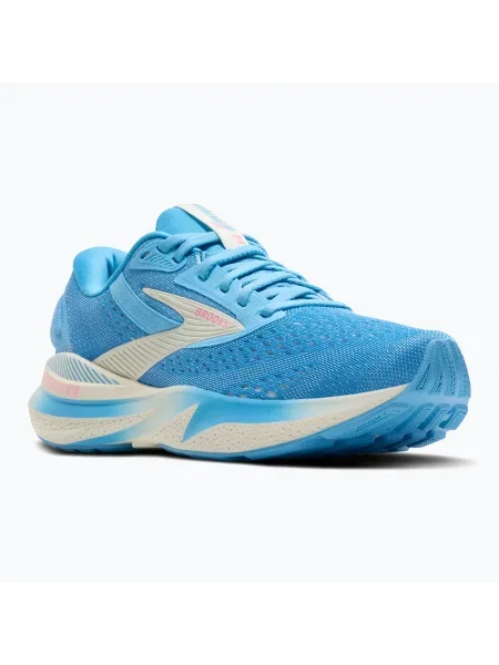 Női futócipő Brooks Adrenaline GTS 24 bonnie kék/szürke/rózsaszín. Méret: EU szürke