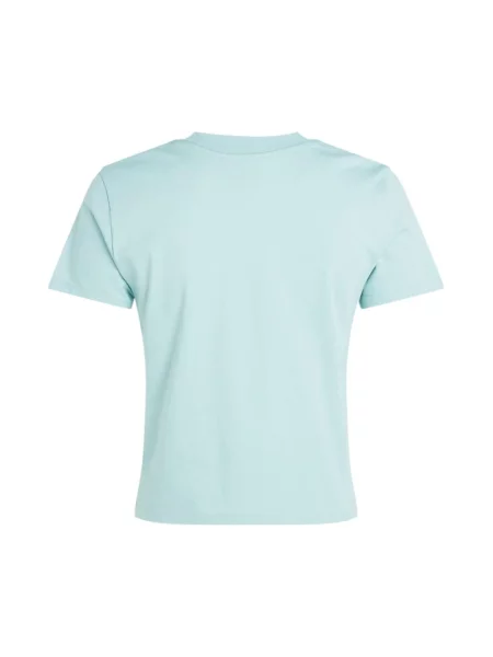 Calvin Klein Jeans T-Shirt Baby Tee niebieski