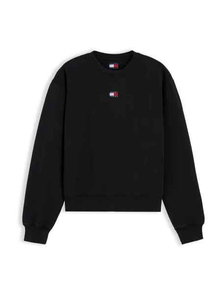 Palton Tommy Jeans negru