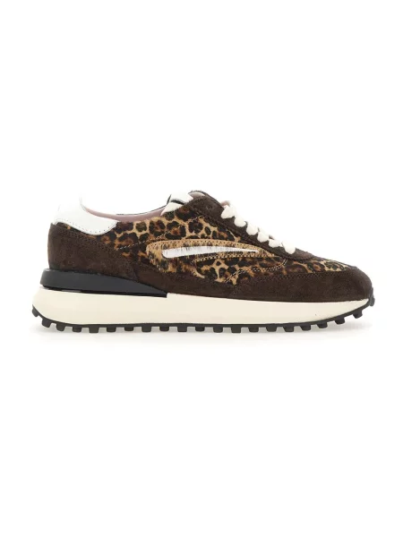 Sneakersy D.a.t.e. brązowe