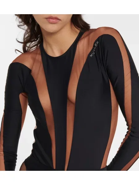 Body Mugler negru