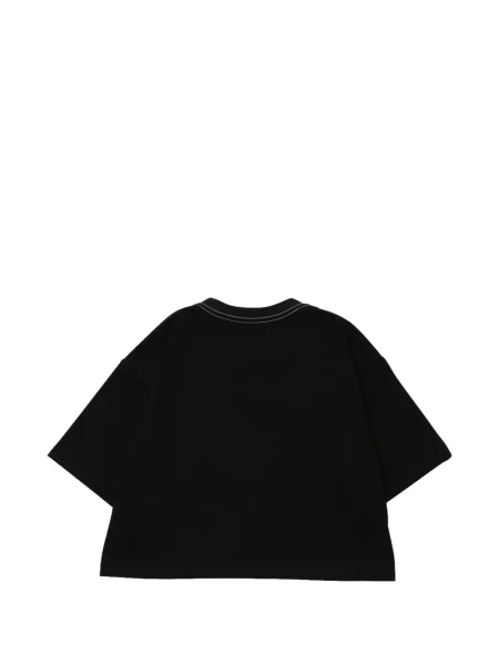 Decupat tricou And Wander cu imagine negru