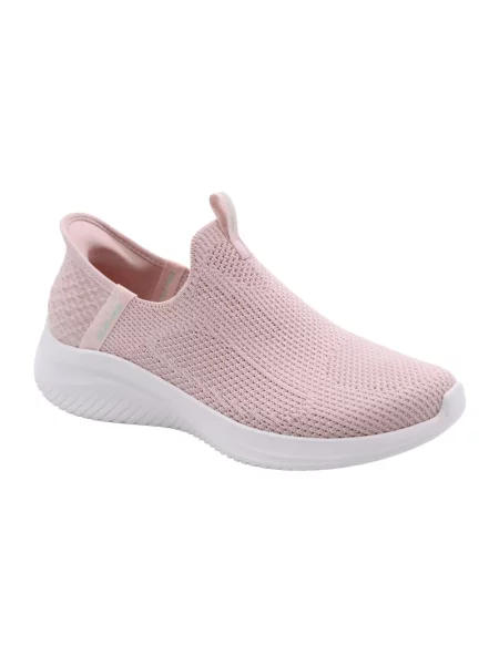 Sneakersy Skechers wsuwane różowe