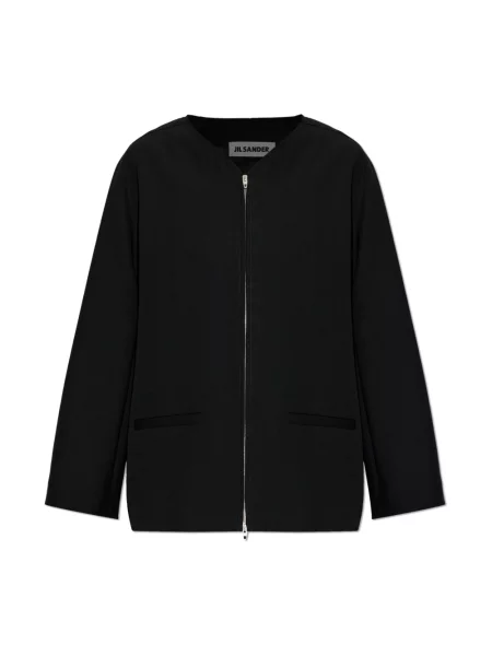 Kurtka Jil Sander wełniana czarna