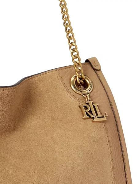 Замшева сумка Lauren Ralph Lauren