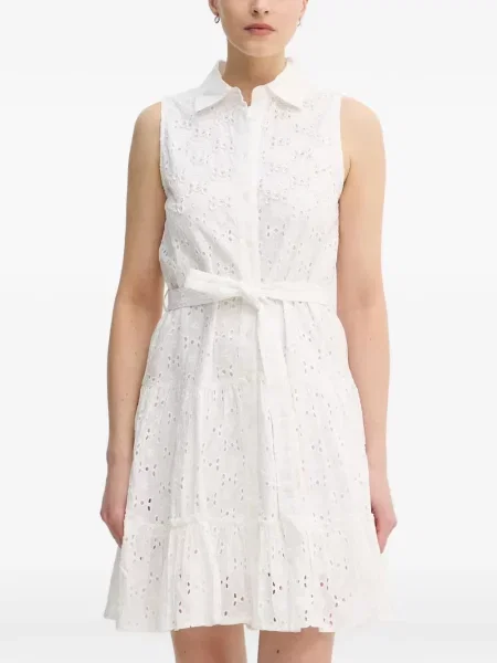 Rochie mini Lola_casademunt cu broderie alb