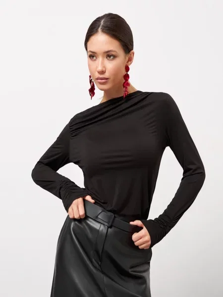 Лонгслів TrikoBakh чорний