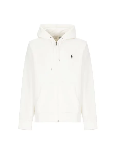 Polo Ralph Lauren bluza z kapturem gładka biały
