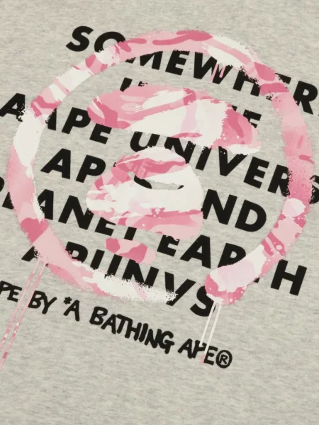 Hanorac cu glugă Aape By A Bathing Ape gri