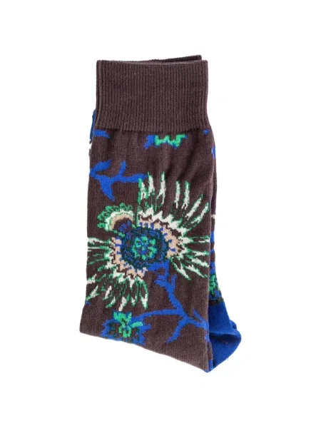 Șosete Sacai cu model floral maro