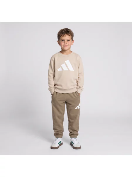Jogger nohavice Adidas hnedá