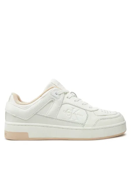 Sneakerși Calvin Klein Jeans alb