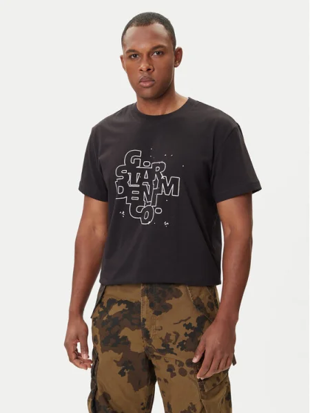 G-Star Raw Tricou HD Print negru