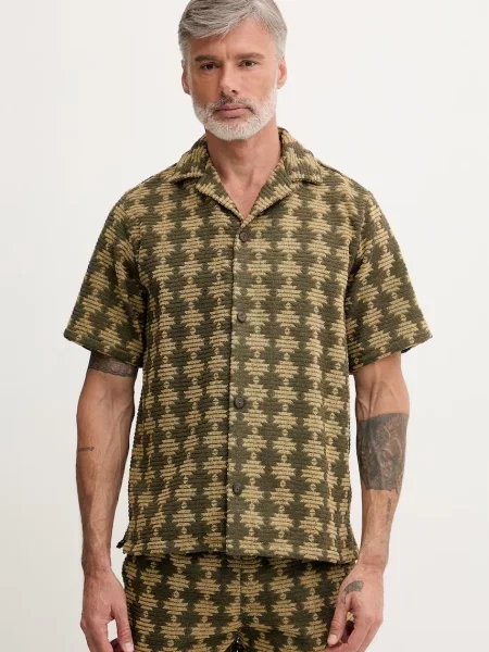 OAS cămașă pentru bărbați din verde