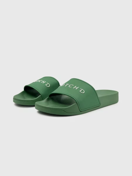 Dutch'D Flip-flops Pool Slide închis verde