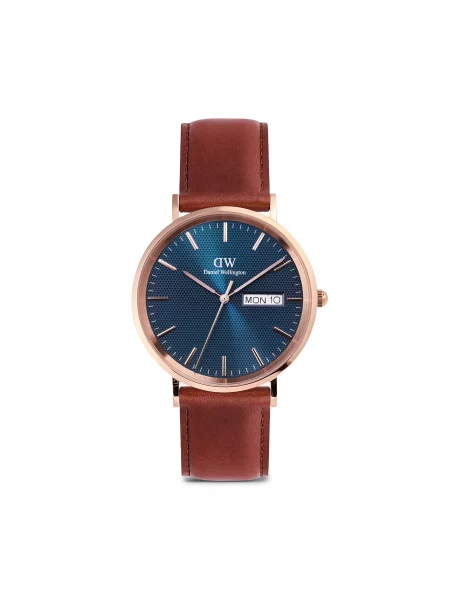 Годинник Daniel Wellington Classic Day Display 40 золото рожеве