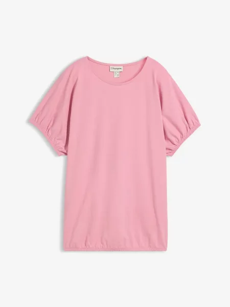 T-shirt z bawełny organicznej różowa