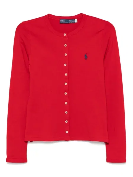 Portofel Polo Ralph Lauren de in cu broderie violet