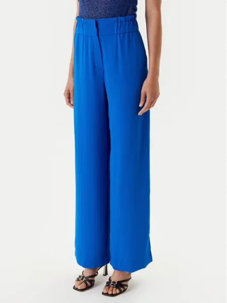 Morgan Pantaloni palazzo Wide Leg albastru