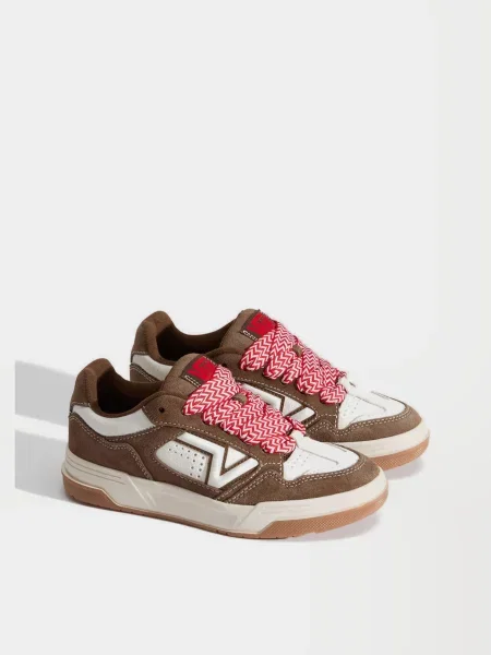 Замшевые кеды Vans коричневые