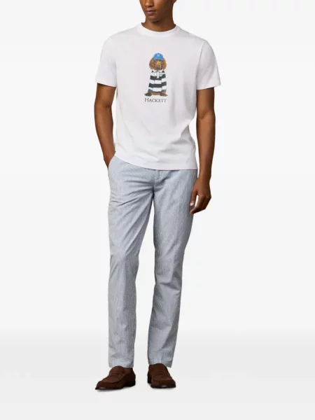 Pantaloni Hackett London cu dungi albastru