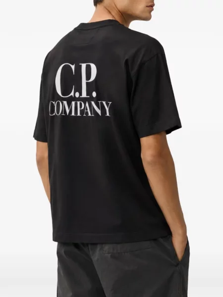 Tricou C.p. Company cu imagine negru