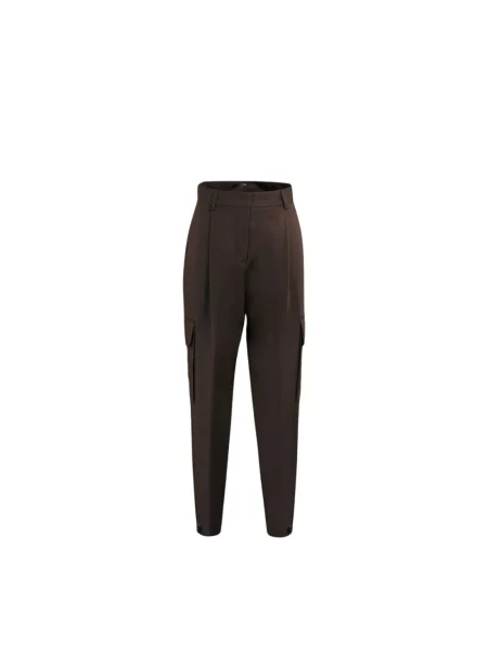 Spodnie Moorer brązowe