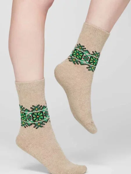 Женские носочки SOCKS WOOL бежеві