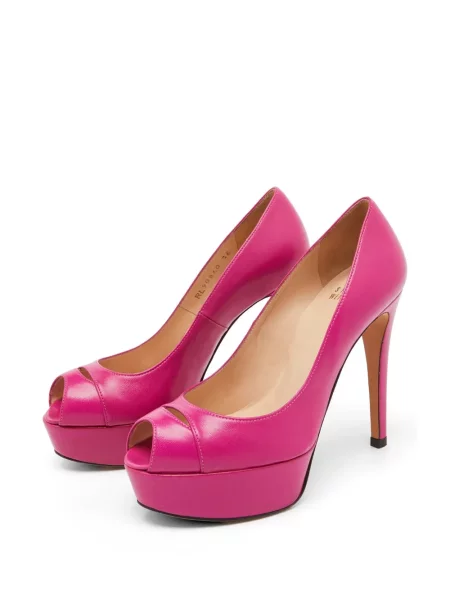 Pantofi cu toc Stuart Weitzman cu platformă roz