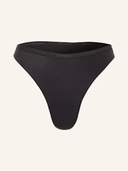 Calvin Klein Stringi Perfectly Fit schwarz czarne