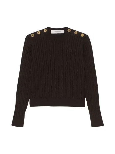 Sweter Golden Goose brązowy