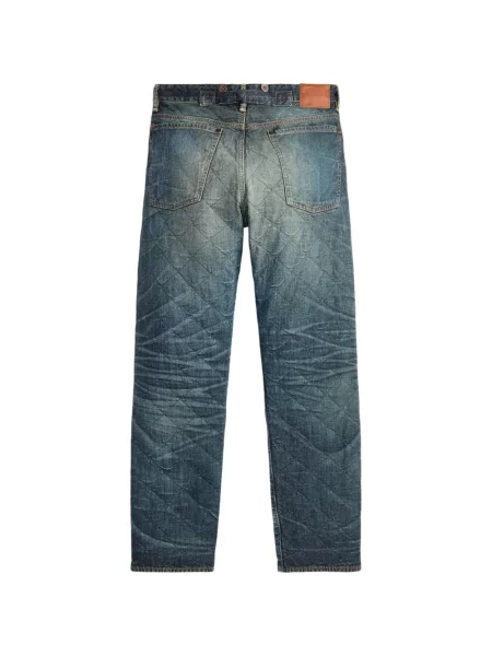 Καπιτονέ τζιν με ίσιο πόδι Ralph Lauren Rrl μπλε