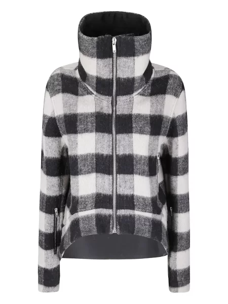Jakna Rick Owens karirana crna