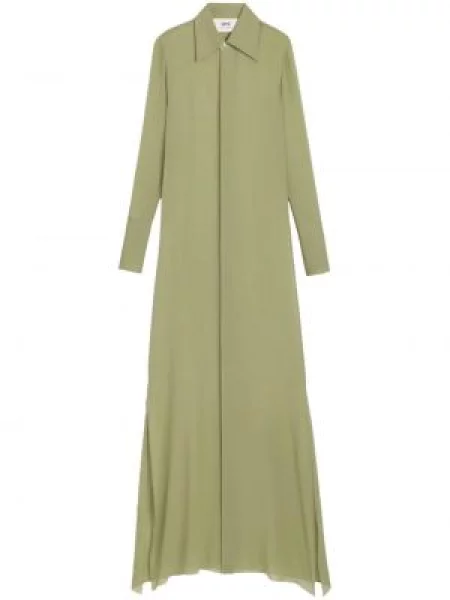 Rochie tip cămașă Ami Paris de mătase