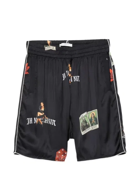 Шорти Ih Nom Uh Nit с принт черно
