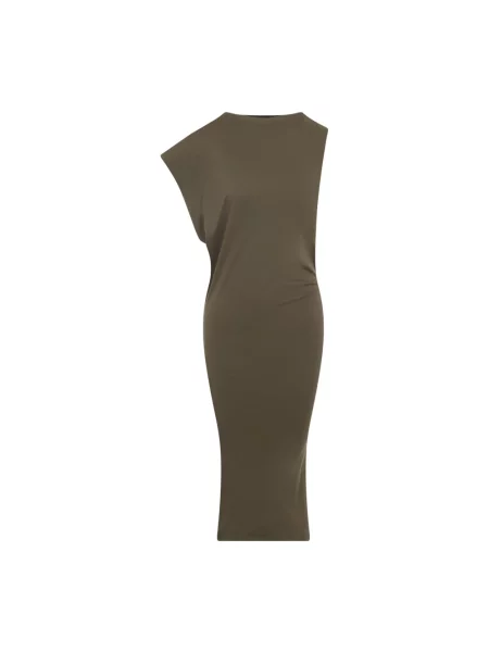 Sukienka mini Jacquemus z drapu zielona