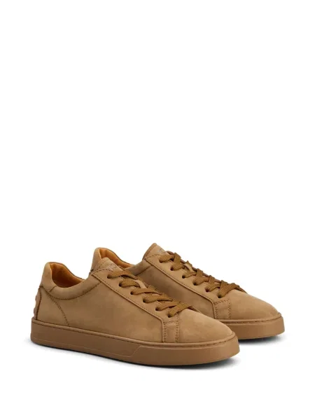 Sneakerși Tod's din piele de căprioară maro