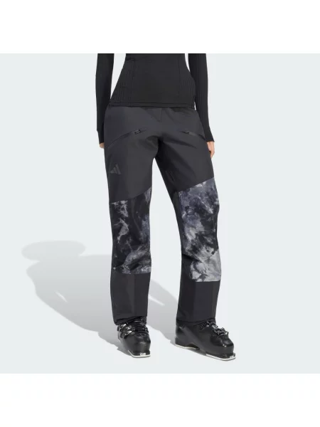 Kalhoty Terrex Xperior Hybrid Primeknit Spray Dye Climaproof+ černé