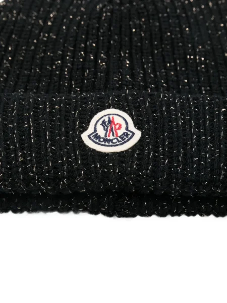 Czapka dziecięca Moncler Enfant czarna