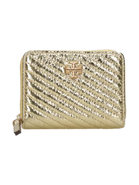 Portfel Tory Burch skórzany żółty