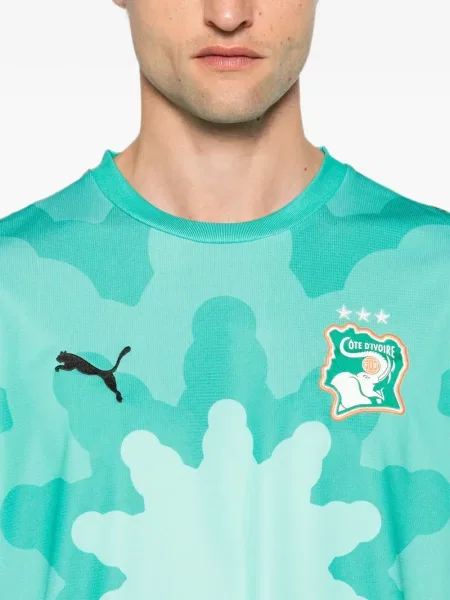 Tricou Puma cu imagine verde