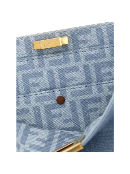 Torebka hobo Fendi niebieska