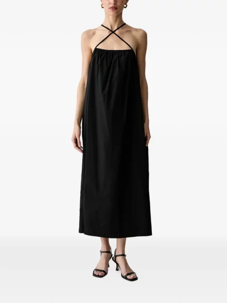 Rochie maxi Benetton cu bretele negru